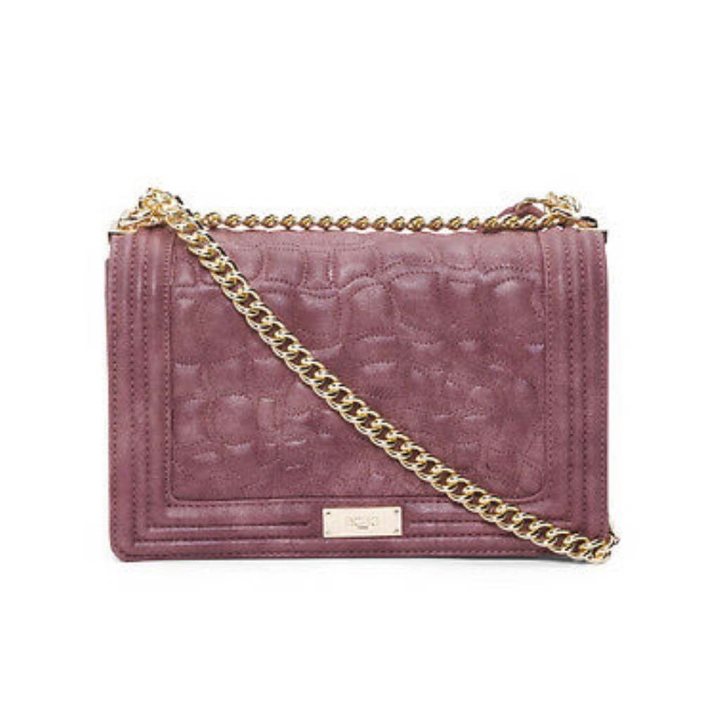 NEW BCBG Pink Textured Carmen Crossbody Purse